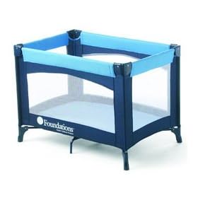 Buy Celebrity Portable Crib - Blue by Foundations now!