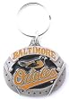 Baltimore Orioles Oval Pewter Keychain