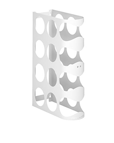 Mipiacemolto Portabottiglie Holes Two Bianco