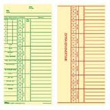 Tops Business Forms / Weekly Time Card, 3-3/8x7, 500/BX, Manila / Mfg Part # 1254