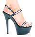 Ellie Shoes - 601 Diamond 6 Inch Rhinestone Sandal