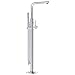 Grohe 32 135 3 Atrio Floor Mounted Roman Tub Faucet Less Handles with Built-In D, Starlight Chrome