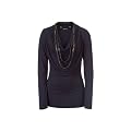APART Damen Shirt/ Langarmshirt Shirt mit integrierten Ketten, 354106