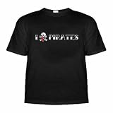 I Heart Pirates ( Skull ) Men's T-Shirt