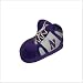 Comfy Feet NOR03 Northwestern Wildcats Baby Slipper in Purple / White