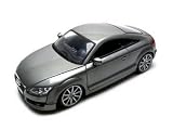 2007 Audi Tt Coupe Grey 1:18 Diecast Model Car