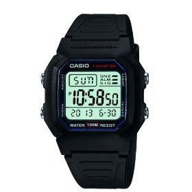 Casio #W800H-1AV Men's Chronograph Alarm LCD Digital Watch