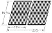 Porcelain-Coated Cast Iron Cooking Grid for Brinkmann Grills