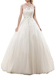 Satin  Lace-Up Open-Back Sheer Natural   Waistline  Ball Gown  Dress