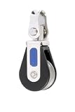 Nautos #92410-Classic line-SINGLE SWIVEL- 28 mm sheave-long lasting characteristics.Sailboat block