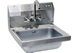 Wall Mount Hand Sink 14 X 10 X 5 Includes Faucet