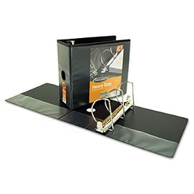 Professional Plus NoGap DRings Vinyl View Binder 5 Capacity Black