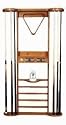 NEW 8 CUE WALL RACK for POOL CUE STICKS HONEY