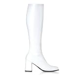 Produkt-Bild: Stretch-Kniestiefel Gogo-300 mattwei&szlig; Gr. 46