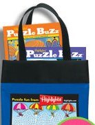 Highlights Puzzle Buzz: Young Fun From Puzzlemania (Purple cover: Boy walking multiple dogs.), by Highlights for Children