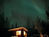 Curtains of Northern Lights above Fairbanks, Alaska, USA Stretched Canvas Poster Print by Hugh Rose, 24x32