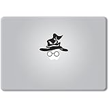 Harry Potter Sorting Hat and Glasses Macbook Decal Vinyl Sticker Apple Mac Air Pro Retina Laptop sticker