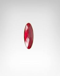Faceted Stone Double Finger Ring