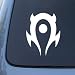 Automotive : WORLD OF WARCRAFT HORDE - Vinyl Car Decal Sticker A1661 | Vinyl Color: White