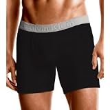 Calvin Klein Men's Naturals Boxer Brief, Black, X-Large