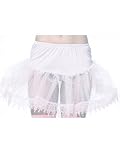 Petticoat White or Black Adult Costume One Size
