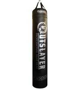 Muay Thai Punching Bag 6ft 150lbs Unfilled Black