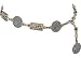 Bay Studio Braided & Beaded Chain Belt