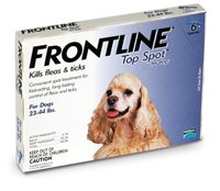 Frontline Topspot for Dogs 23-44 lbs--6 Pack (Blue)