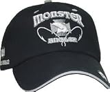 Monster Angler Fishing Hat - Black