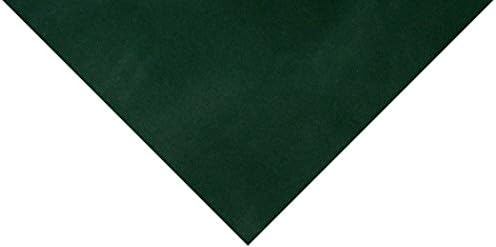 44" Square Hunter Green Card (Bridge) Table Cover -- Single Face