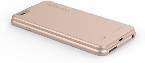 Parkman G2 3700mAh External Battery Backup Charging Power Cover Case for iPhone 6/6s Plus (Golden)