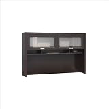 Bush Tuxedo Hutch for L-Desk, Mocha Cherry