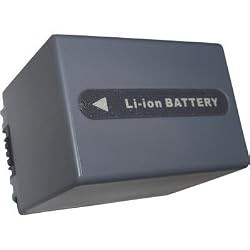 HQRP Extended Capacity Replacement Battery for Sony DCR-30 DCR-DVD105 DCR-DVD602 DCR-DVD803 HDR-HC3, HDR-HC3E, DCR-SR40, DCR-SR60, DCR-SR80, DCR-SR100 HandyCam Camcorder