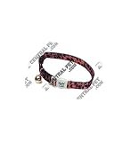 6781 red LEOPARD CAT BRKAWY collar