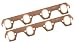 Automotive : Mr. Gasket 7161 Copper Seal Oval Port Exhaust Gasket