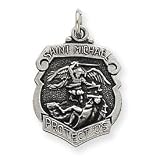 Sterling Silver St. Michael Badge Medal