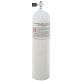 Luxfer 106 Composite Cylinder with Xs Scuba Din Valve, White