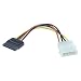 Electronics : QVS SATAP-06 Serial ATA Drive to Power Connector Adaptor