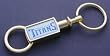 Tennessee Titans Gold Tone Valet Keychain