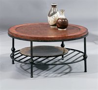 Bassett Mirror Bentley Round Cocktail Table