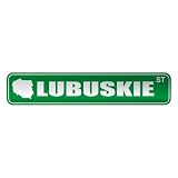  LUBUSKIE ST  STREET SIGN CITY POLAND