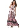 One World Paisley Print Sleeveless Maxi Dress
