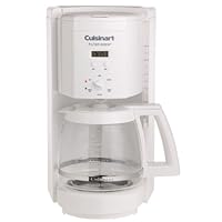 Cuisinart DCC-1000 Programmable Filter Brew 12-Cup Coffeemaker, White