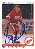 Dave Barr, Detroit Red Wings, 1990 Upper Deck Autographed Card