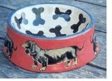 Breed Specific Dog Bowl, Daschund Jumbo