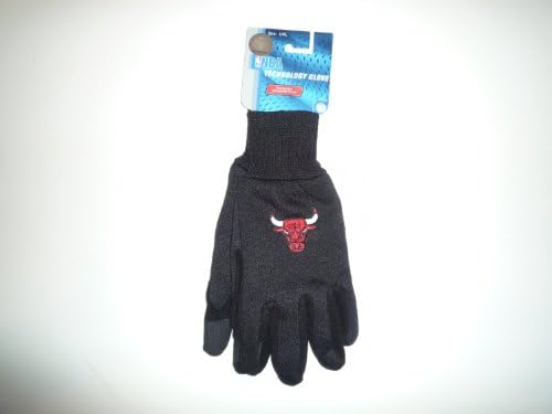 Officially Licensed NBA Technology Gloves (Chicago Bulls)
