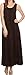 Sakkas Stella Long Tank Top Adjustable Caftan Corset Dress with Embroidery