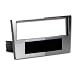 Radioblende OPEL Astra H ab 2004, Zafira B ab 2005 in silber #WM-6173#