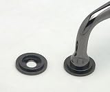 Back Plate (Pair) Solid Brass, Black Nickel Finish