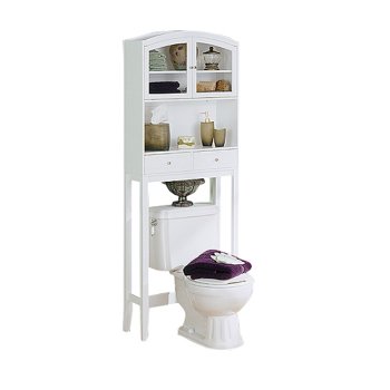 Arch Top Spacesaver - White by Southern Enterprises Inc.